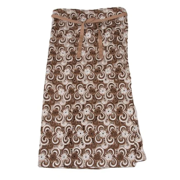 COMME des GARCONS Floral Embroidery Lace Wrap Skirt K-148512_002