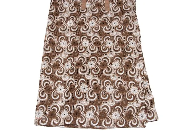 COMME des GARCONS Floral Embroidery Lace Wrap Skirt K-148512_004