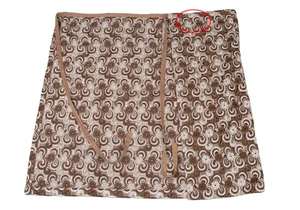 COMME des GARCONS Floral Embroidery Lace Wrap Skirt K-148512_006
