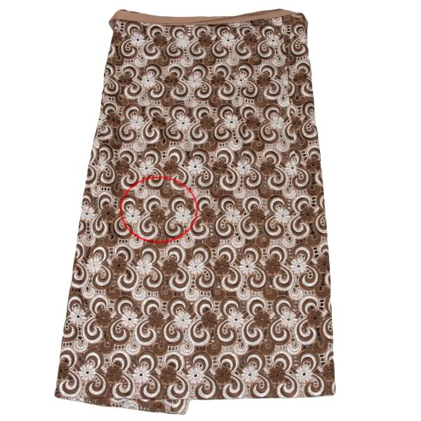 COMME des GARCONS Floral Embroidery Lace Wrap Skirt K-148512_009