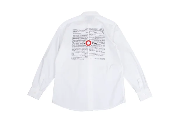 MOSCHINO JEANS Back Message Print Shirt K-148517_012