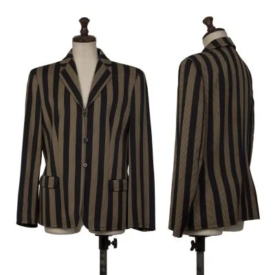 GIORGIO ARMANI Wool Striped Jacket