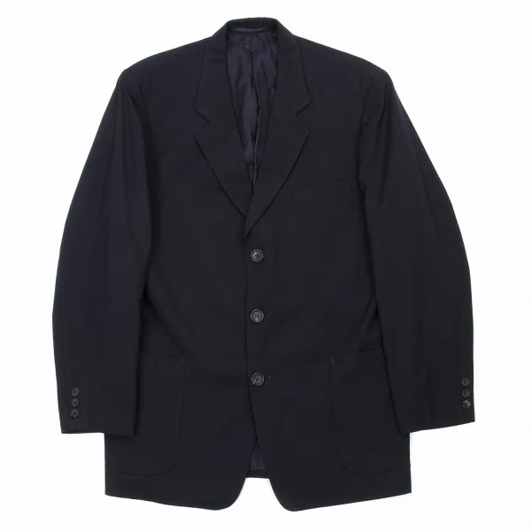 yohji yamamoto pour homme Gabardine jacket Navy 2 K-10759_001