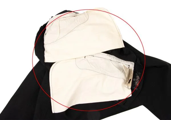 BLACK COMME des GARCONS Poly Dropped Crotch Pants K-148565_006