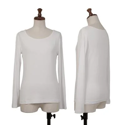Y's Rayon Blend Stretch Long Sleeve T Shirt