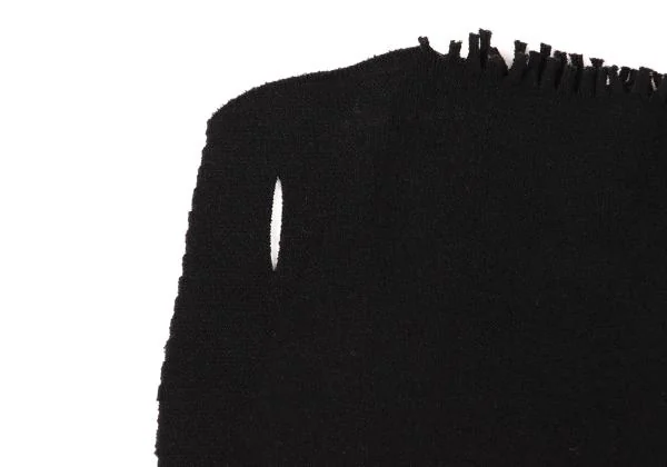 ISSEY MIYAKE A-POC Mesh Switching Fringe Knit Skirt K-148604_004
