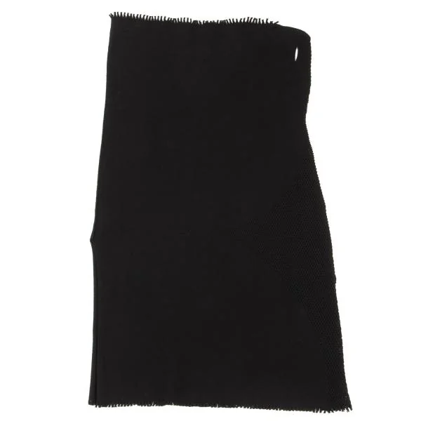 ISSEY MIYAKE A-POC Mesh Switching Fringe Knit Skirt K-148604_009