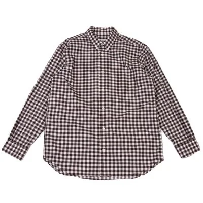 Papas+ Cotton Gingham Checked Long Sleeve Shirt