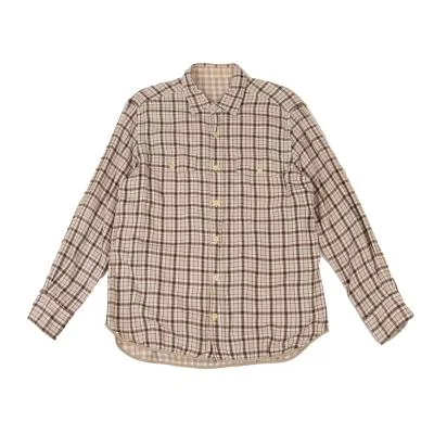 Papas+ Check Reversible Long Sleeve Shirt