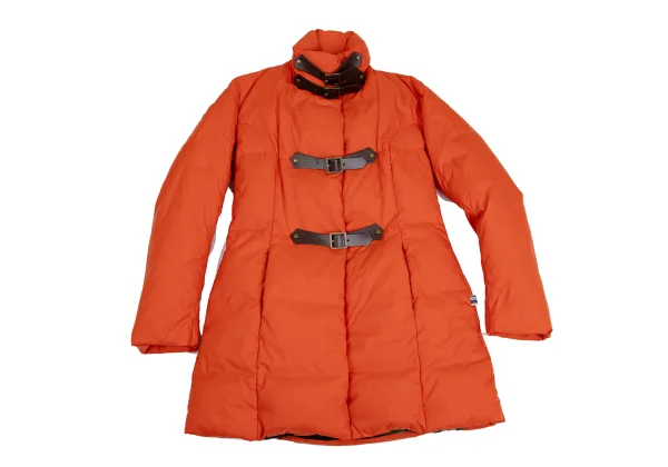 Jean's Paul GAULTIER Leather Belt Down Coat K-148635_002