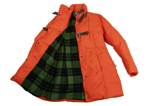 Jean's Paul GAULTIER Leather Belt Down Coat K-148635_013
