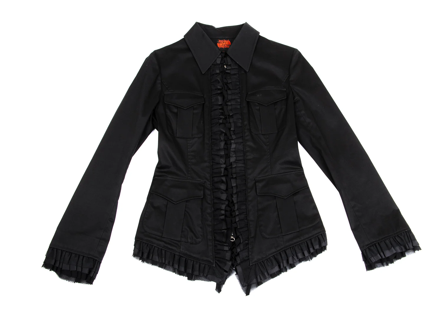 ジャンポールゴルチエJean Paul GAULTIER フリルストレッチ