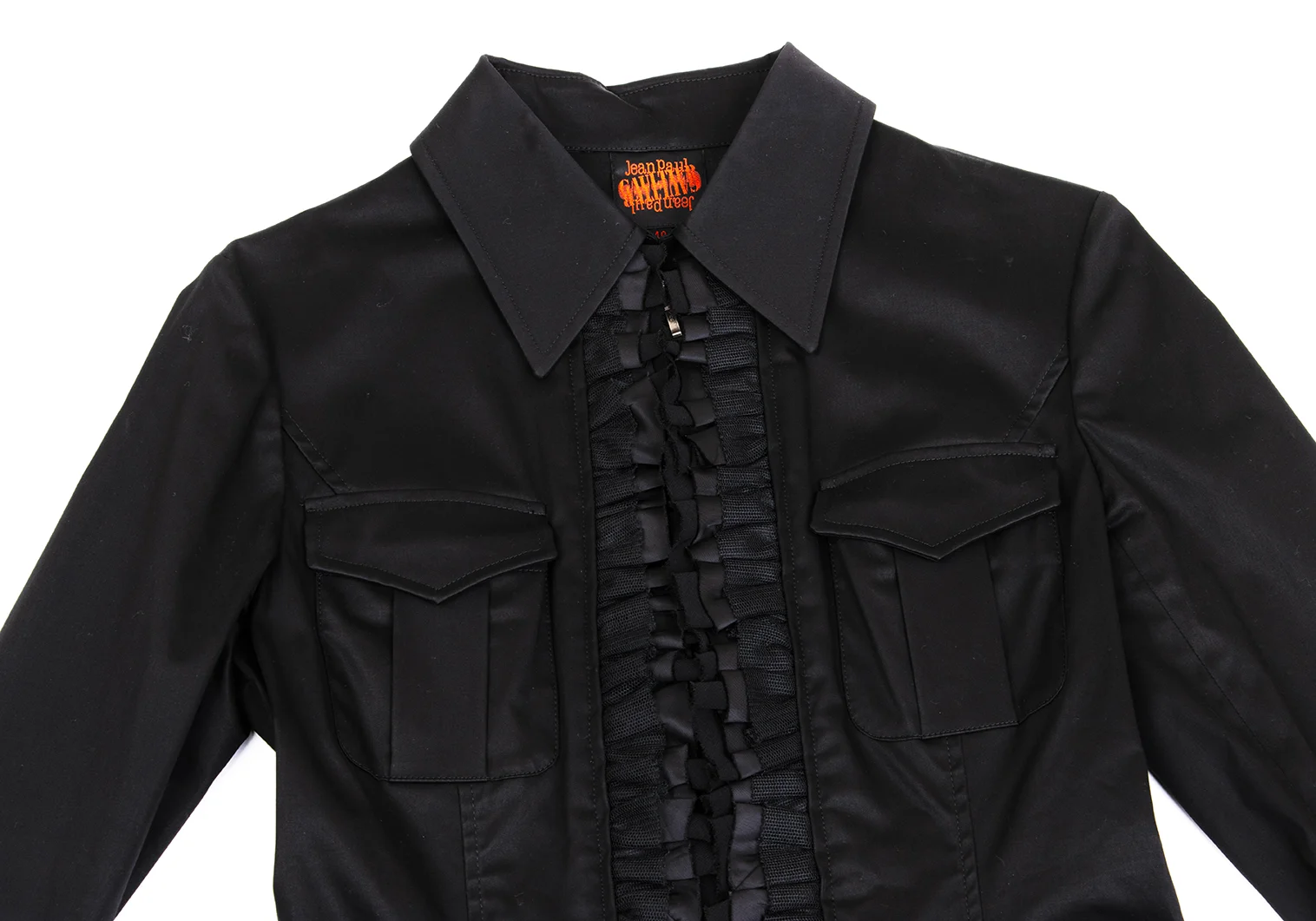 ジャンポールゴルチエJean Paul GAULTIER フリルストレッチ