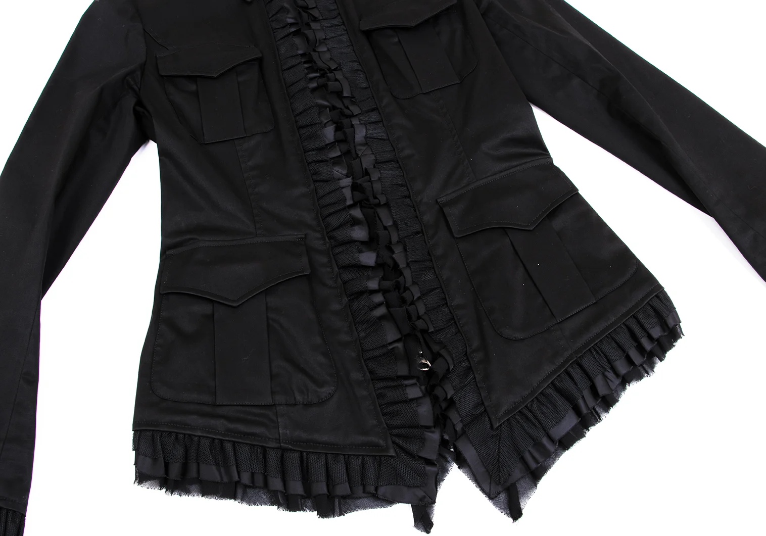 ジャンポールゴルチエJean Paul GAULTIER フリルストレッチ