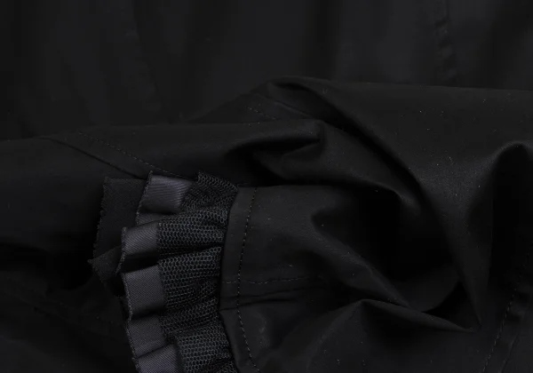 Jean Paul GAULTIER Frill Stretch Cotton Zip Blouson K-148645_013