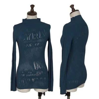 Jean Paul GAULTIER Cutting Jacquard Turtleneck Top