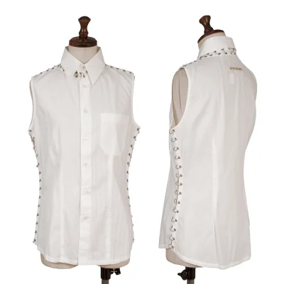 Jean Paul GAULTIER PARIS Ring Design Sleeveless Shirt