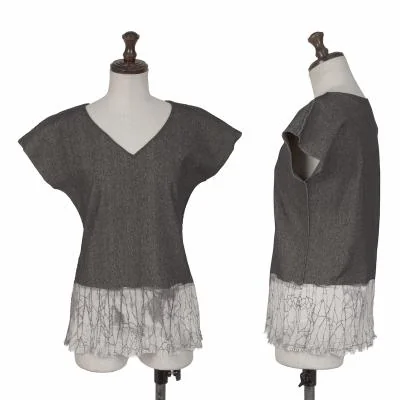 ISSEY MIYAKE A-POC Dyed Mesh Switching T-shirt