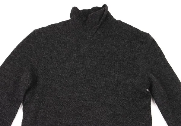 Y's Layered Design Turtleneck Knit Sweater K-148683_003