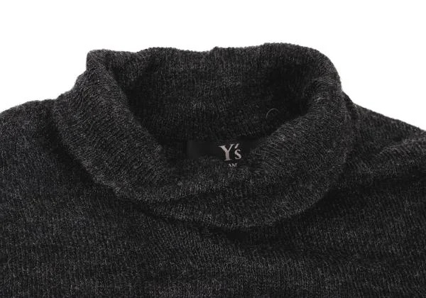 Y's Layered Design Turtleneck Knit Sweater K-148683_005