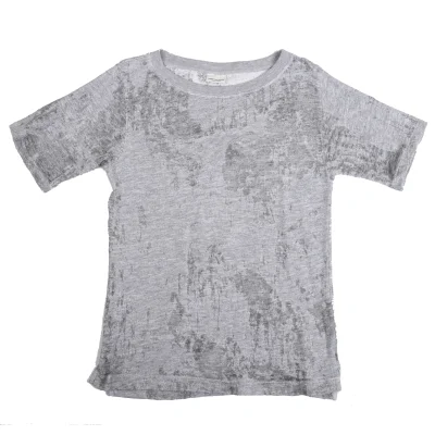 DRIES VAN NOTEN Crushed See-through Woven Design T-shirt
