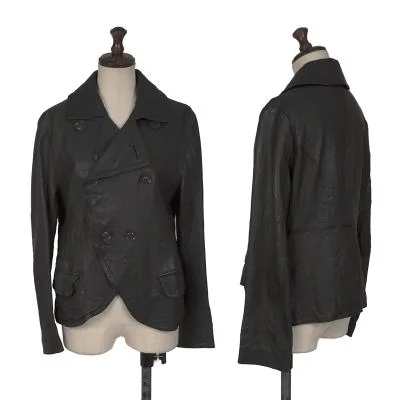 Y's Sheep Skin Double Breasted Jacket