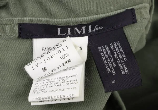 LIMI feu Cotton Back Zip Design Jacket K-148700_020