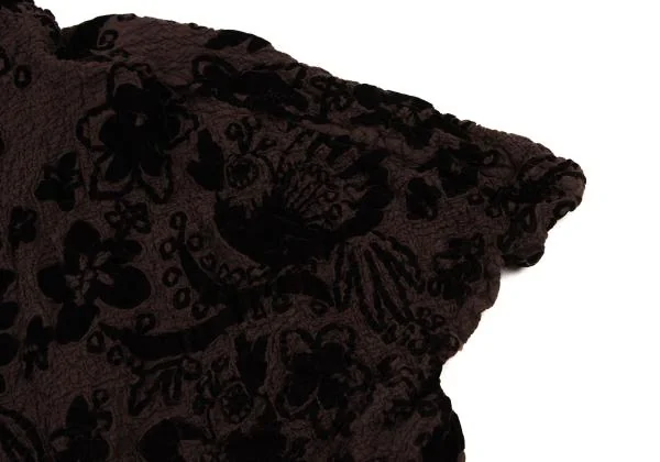 ISSEY MIYAKE me Dyed Floral Flocky Printed Blouse K-148719_005