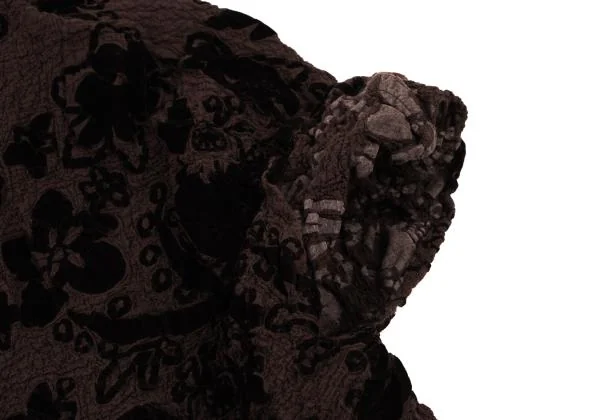 ISSEY MIYAKE me Dyed Floral Flocky Printed Blouse K-148719_006