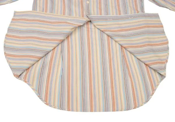 Paul Smith LONDON Cotton Multi-stripe Long Sleeve Shirt K-148798_009
