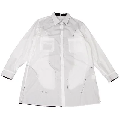 Yohji Yamamoto POUR HOMME Two Tone Reversible Shirt