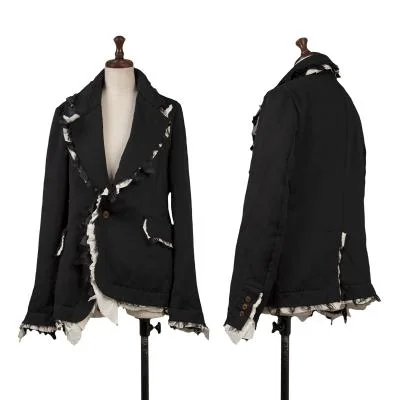 COMME des GARCONS Frill Switching Cutting Poly Jacket 