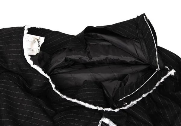COMME des GARCONS Tulle Frill Stripe Padding Skirt K-148819_006