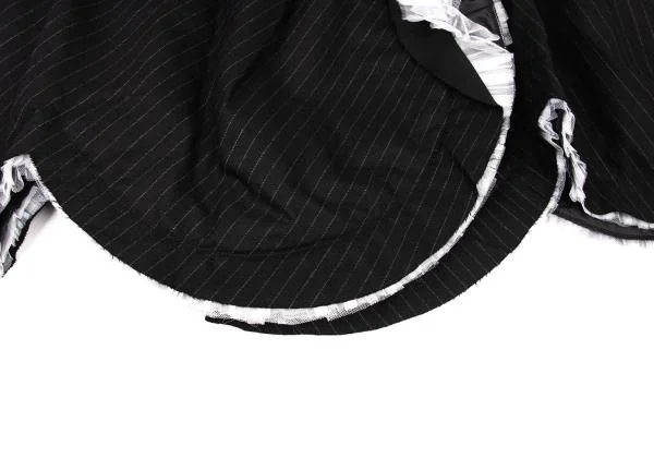 COMME des GARCONS Tulle Frill Stripe Padding Skirt K-148819_008