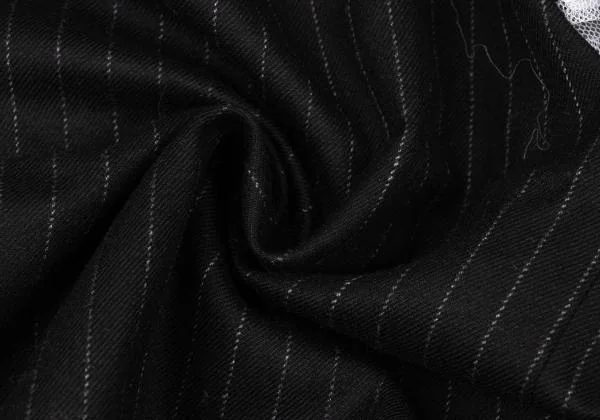 COMME des GARCONS Tulle Frill Stripe Padding Skirt K-148819_013