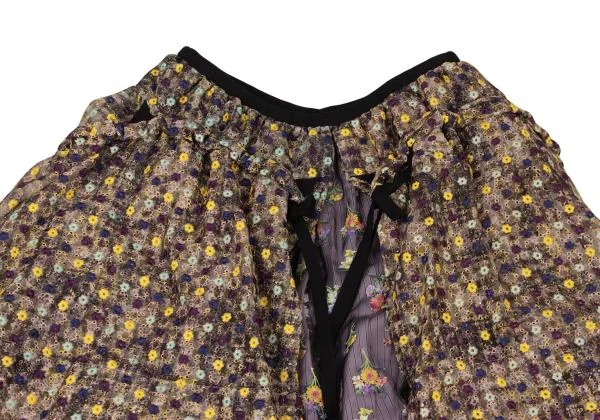 tricot COMME des GARCONS Embroidery See-through Layered Skirt K-148820_003