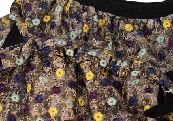 tricot COMME des GARCONS Embroidery See-through Layered Skirt K-148820_005