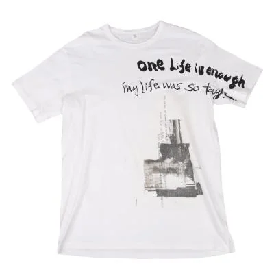 Y's Message Graphic Printed T Shirt