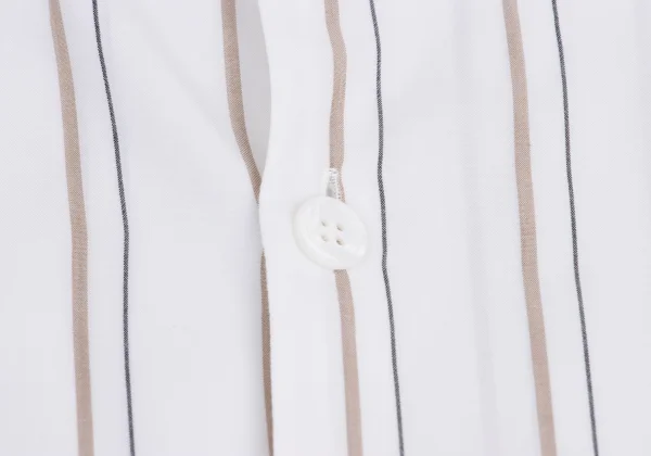 Y's Striped Box Silhouette Short Sleeve Shirt K-148828_005