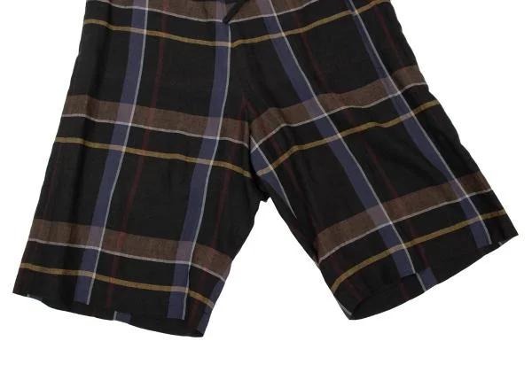 Y's Linen Check Dropped Crotch Pants K-148834_007