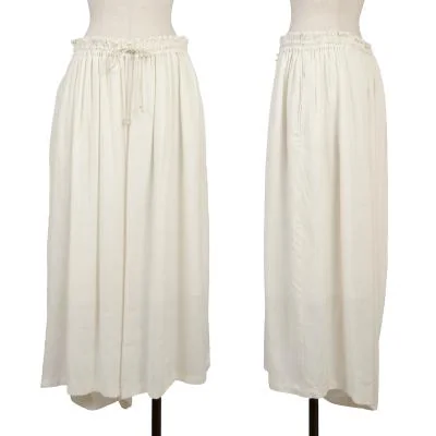 Y's Linen Rayon Dropped Crotch Pants