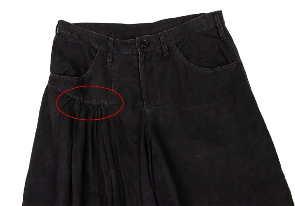 Y's Linen Pocket Gather Skirt K-148838_003