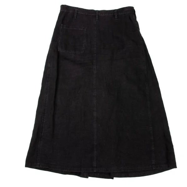 Y's Linen Pocket Gather Skirt K-148838_012