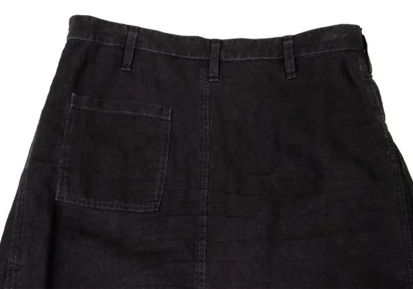 Y's Linen Pocket Gather Skirt K-148838_013