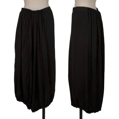 Y's Rayon Cupra Hem Balloon Dropped Crotch Pants