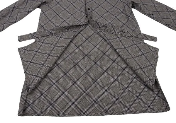 Y's Bias Check Cutout Design Shirt K-148854_011