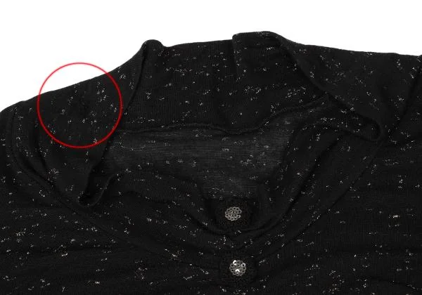 ISSEY MIYAKE HaaT Glitter Sequin Button Design Top K-148867_005