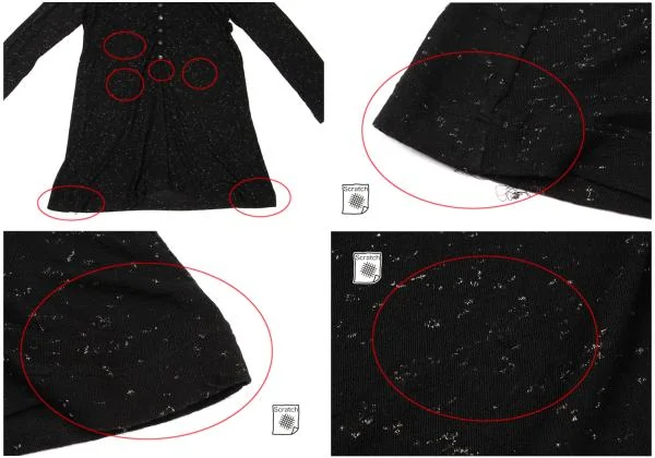 ISSEY MIYAKE HaaT Glitter Sequin Button Design Top K-148867_008