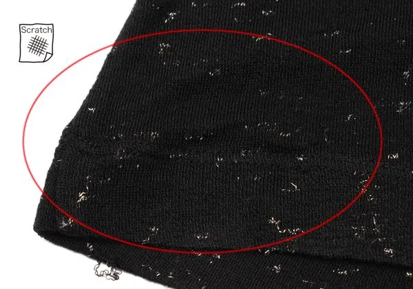 ISSEY MIYAKE HaaT Glitter Sequin Button Design Top K-148867_014
