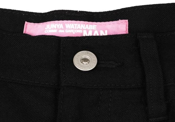 JUNYA WATANABE MAN PINK Wool Cut-off Culotte Pants K-148890_005